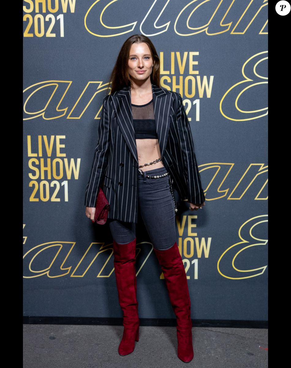 Ilona Smet - Photocall du défilé Etam Live Show 2021 à l'Opéra Garnier à Paris le 4 octobre 2021. © Tiziano Da Silva / Bestimage