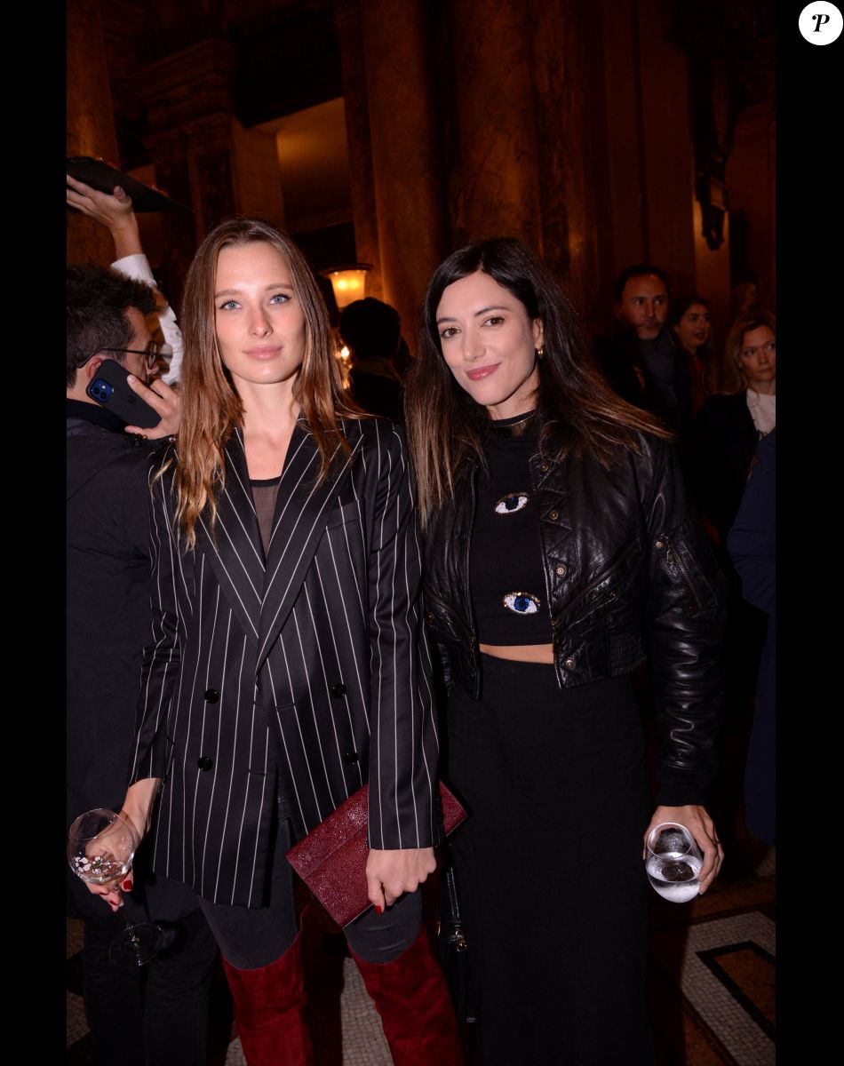 Ilona Smet et Vanessa Guide - Dîner Etam après le défilé Etam Live Show 2021 à l'Opéra Garnier à Paris, le 4 octobre 2021. © Rachid Bellak / Bestimage
