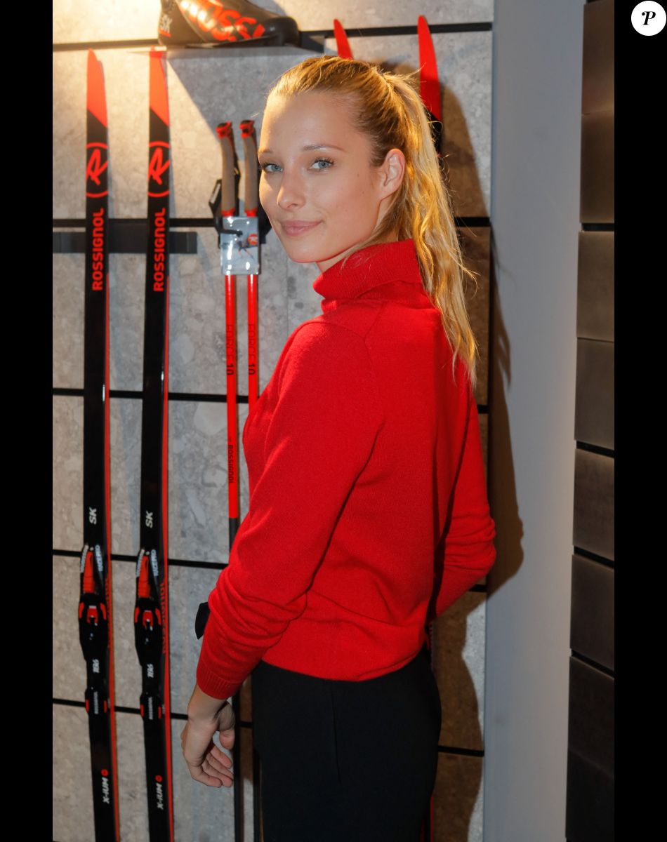 Ilona Smet - Inauguration du flagship store Rossignol au 21 boulevard des Capucines à Paris, le 22 octobre 2018 avec la collaboration de J-C. de Castelbajac. © CVS/Bestimage