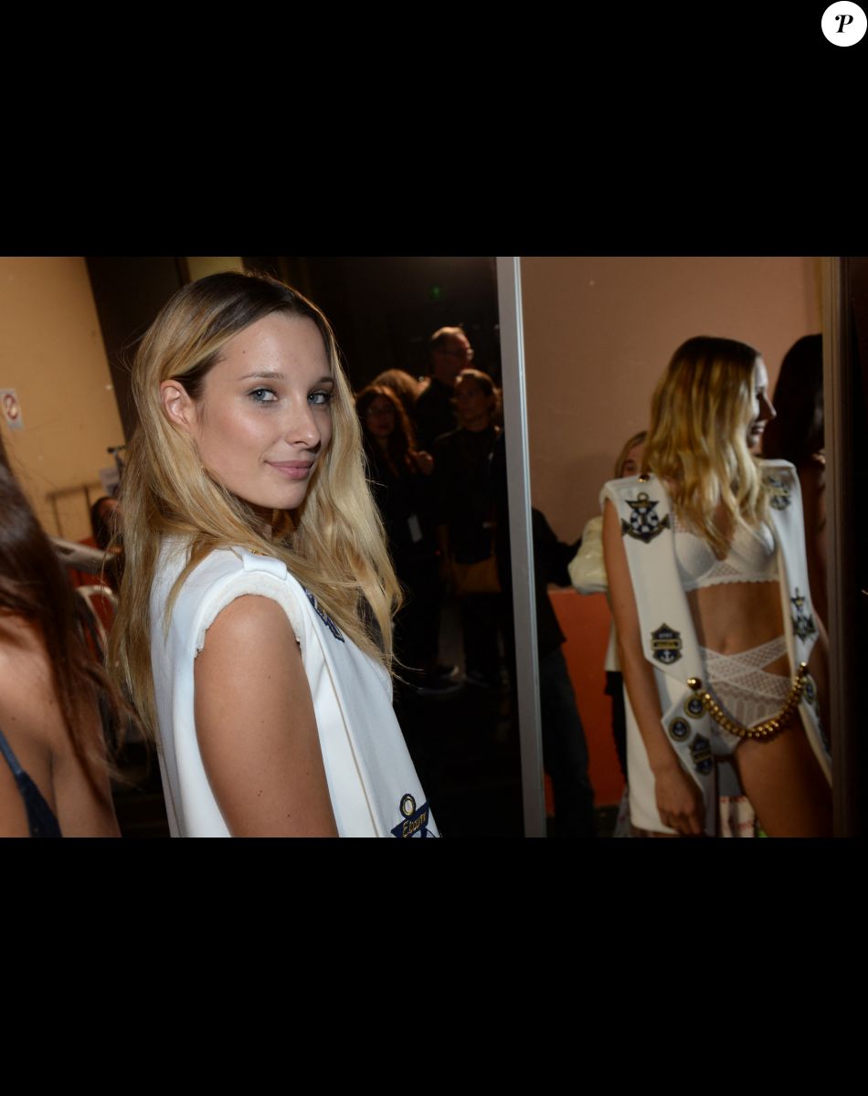 Ilona Smet - Backstage du "Etam Live Show 2018" aux Beaux-Arts à Paris, le 25 septembre 2018. © Veeren/Moreau/Bestimage