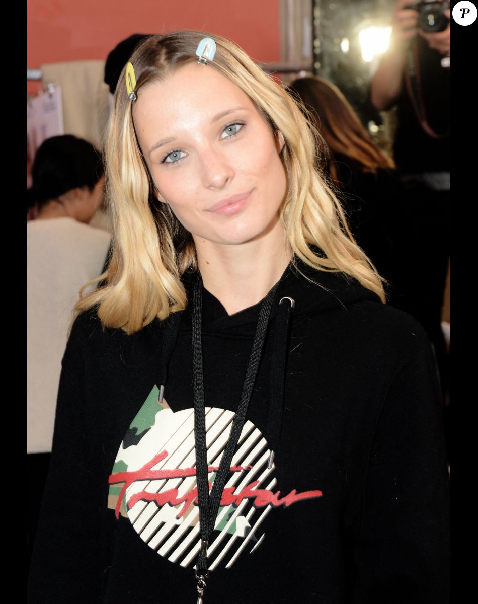 Ilona Smet - Backstage du "Etam Live Show 2018" aux Beaux-Arts à Paris, le 25 septembre 2018. © Veeren/Moreau/Bestimage