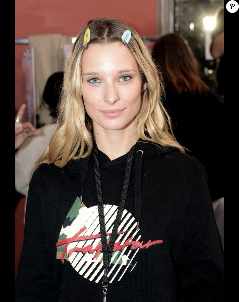 Ilona Smet - Backstage du "Etam Live Show 2018" aux Beaux-Arts à Paris, le 25 septembre 2018. © Veeren/Moreau/Bestimage