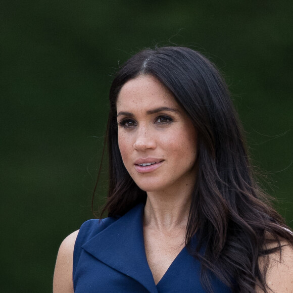 Portraits de Meghan Markle, duchesse de Sussex (enceinte), lors de sa visite à Government House, Melbourne le 18 octobre 2018. Le prince Harry et Meghan Markle sont en voyage officiel pendant 16 jours en Australie, Nouvelle Zélande, Fidji et Tonga 