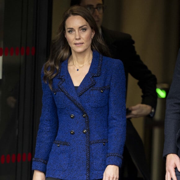 Catherine (Kate) Middleton, princesse de Galles, visite la Copper Box Arena du Queen Elizabeth Olympic Park, pour participer à un événement avec Coach Core, qui fête ses 10 ans, à Londres, Royaume Uni, le 13 octobre 2022. 