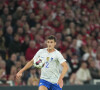 Benjamin Pavard (France) - L'équipe de France de football s'incline face au Danemark (2 - 0) à l'issue du match de la Ligue des Nations, le 25 septembre 2022 à Copenhague.