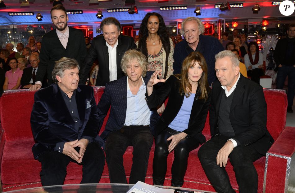 Jacques Leibowitch, Bob Geldof, Carla Bruni et Jean Paul Gaultier