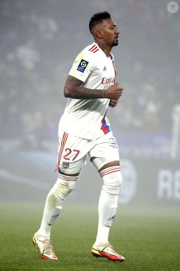 Jerome Boateng / OL - Match de Ligue 1 Uber Eats "Lyon - Metz (1-1)" au Groupama Stadium, le 22 décembre 2021.