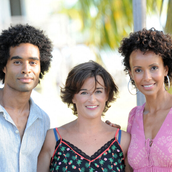 Julien Béramis, Béatrice de La Boulaye, Sonia Rolland - Jour 2 - Backstage - Enregistrement de l'émission "Tous en Martinique, coeur d'Outremer" au Club Med Les Boucaniers, qui sera diffusée le 11 novembre à 21h05 sur France 3. Le 29 mai 2021 © Veeren / Bestimage.