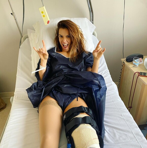 Denitsa Ikonomova blessée s'est fait opérer du genou @ Instagram / Denitsa Ikonomova
