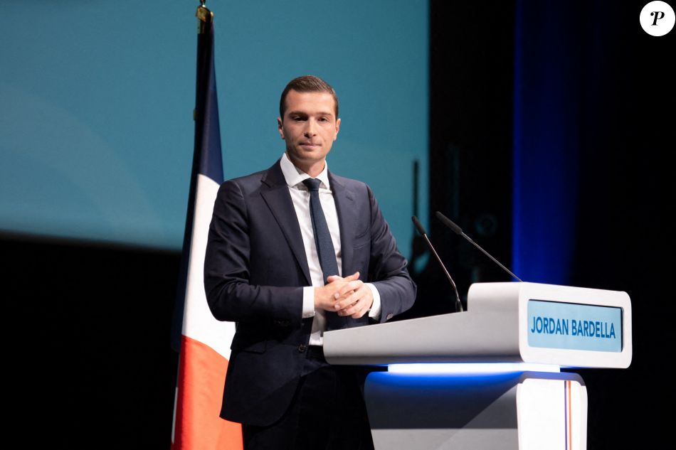 Jordan Bardella Meeting de rentrée du Rassemblement National au Cap d