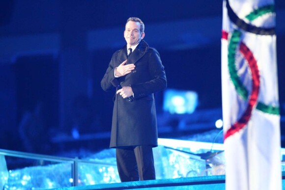 Garou chante lors de la cérémonie d'ouverture des jeux olympiques de Vancouver, le 12 février 2010 !