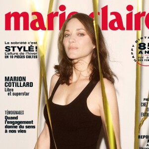 Retrouvez l'interview intégrale de Marion Cotillard dans le magazine Marie Claire n° 843.