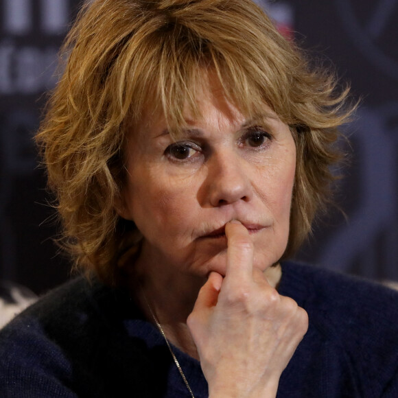 Miou-Miou lors de la présentation du film "Larguées" au 21ème festival international du film de comédie de l'Alpe d'Huez le 20 janvier 2018. © Dominique Jacovides / Bestimage