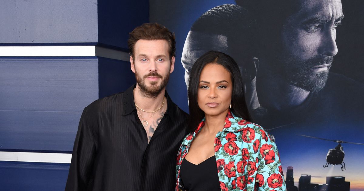 Christina Milian et son mari Matt Pokora au photocall de la première du