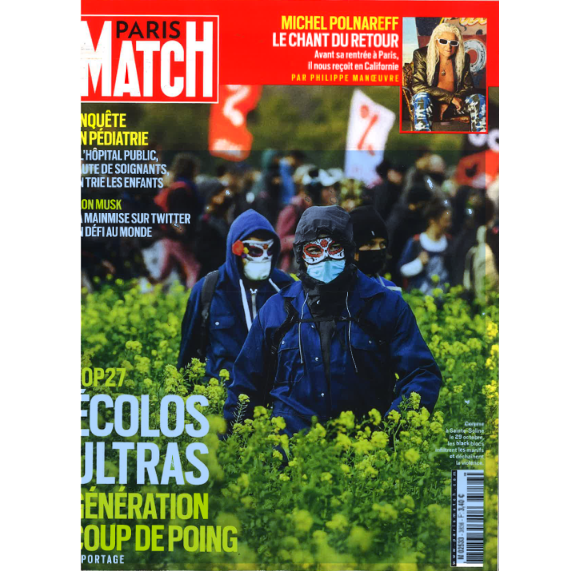 Le magazine Paris Match du 10 novembre 2022