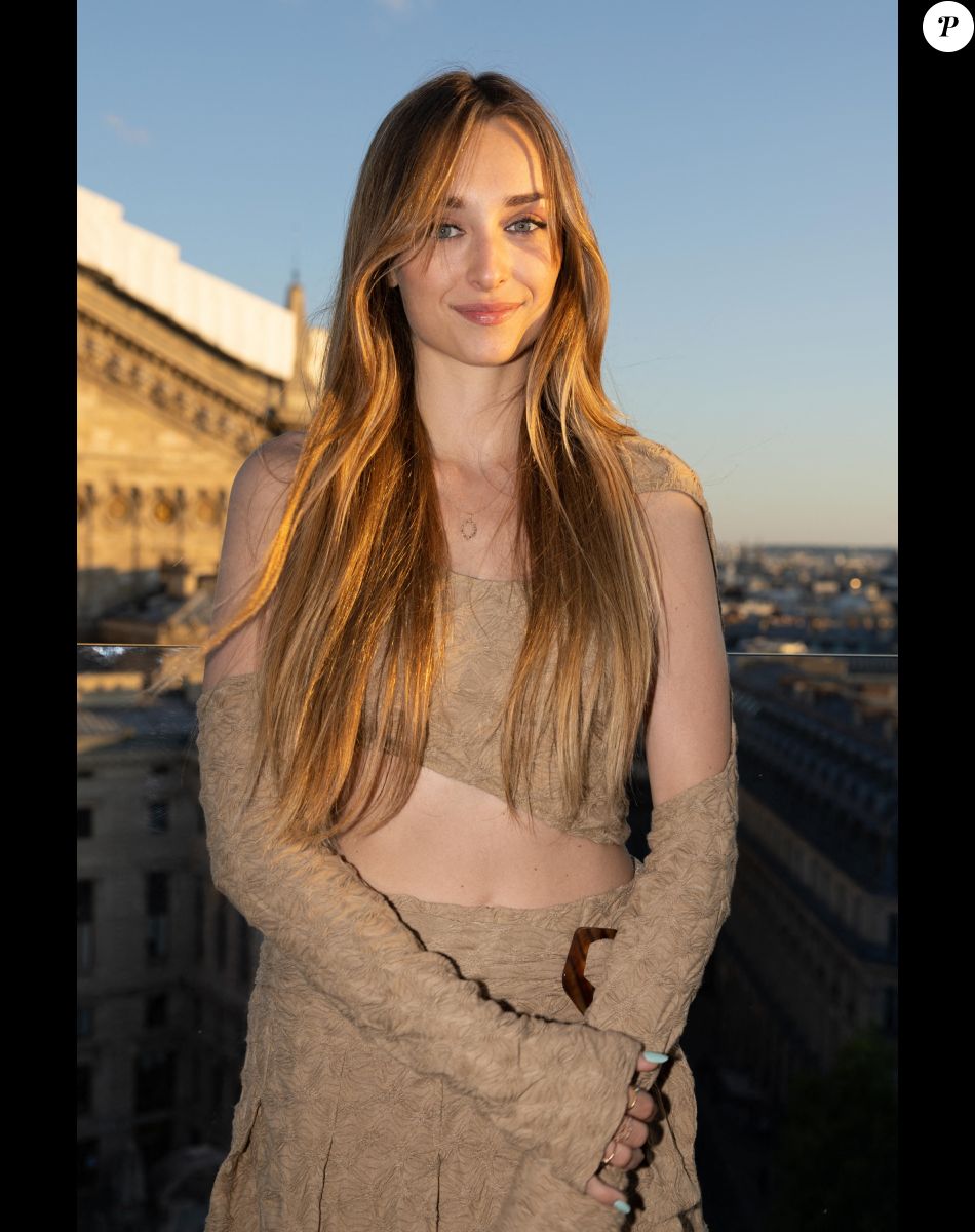 Emma Smet - Soirée "French Touch" sur la terrasse des Galeries Lafayette à Paris le 5 juillet 2022. © Jeremy Melloul/Bestimage