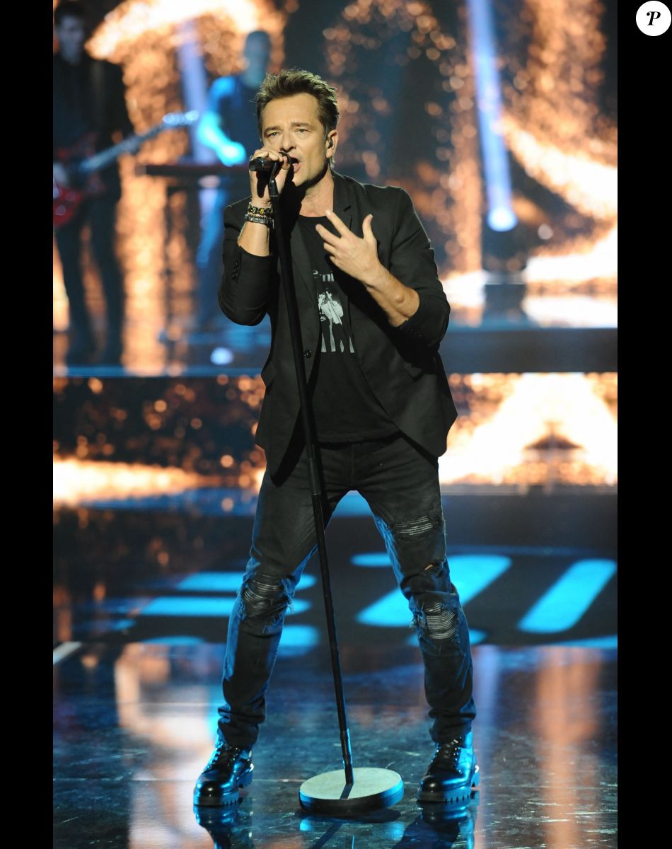 Exclusif - No Web - David Hallyday - Enregistrement de l'émission "La Chanson secrète 5", qui sera diffusée le 11 janvier 2020 sur TF1, à Paris. Le 17 décembre 2019 © Gaffiot-Perusseau / Bestimage