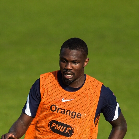 Marcus Thuram ( France ) - Entraînement de l'équipe de France de football à Clairefontaine, le 3 juin 2021, au lendemain de leur victoire face au Pays de Galles (3-0) lors d'un match amical. © Federico Pestellini / Panoramic / Bestimage