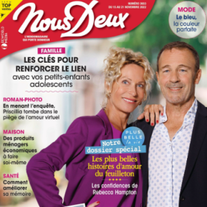 Couverture du magazine "Nous Deux" du mardi 15 novembre 2022