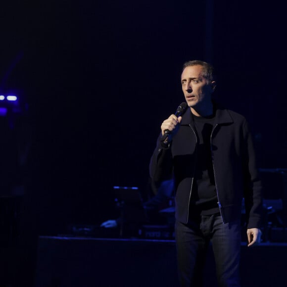 Exclusif - Gad Elmaleh - Hommage à Daniel Lévi lors d'un gala au théâtre Mogador à Paris au profit de l'association Daniel Lévi le 7 novembre 2022. © Jack Tribeca / Bestimage