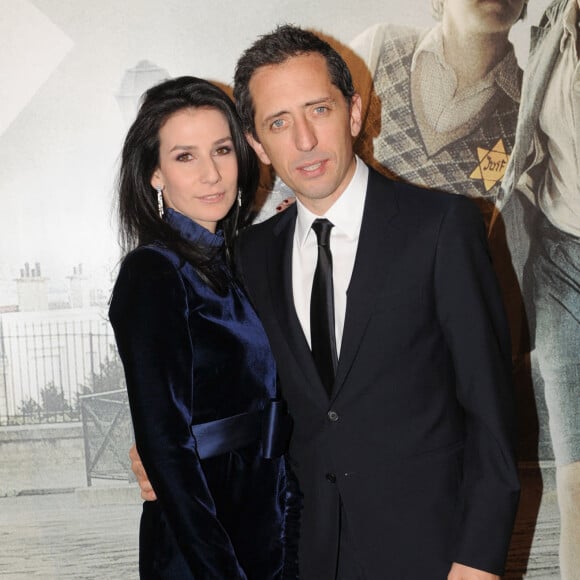 Marie Drucker et Gad elmaleh lors de l'avant-première de La Rafle à Paris en 2010