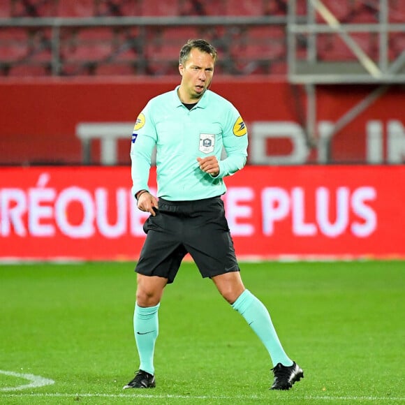 Johan Hamel - Match de football en ligue 1 Uber Eats Dijon contre Lyon (0-1) au Stade Gaston Gérard à Dijon le 3 février 2021. © Christophe Saidi / Panoramic / Bestimage