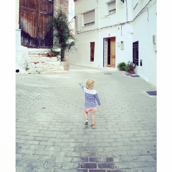 Elisha, la fille de Jérémie Renier, sur Instagram.