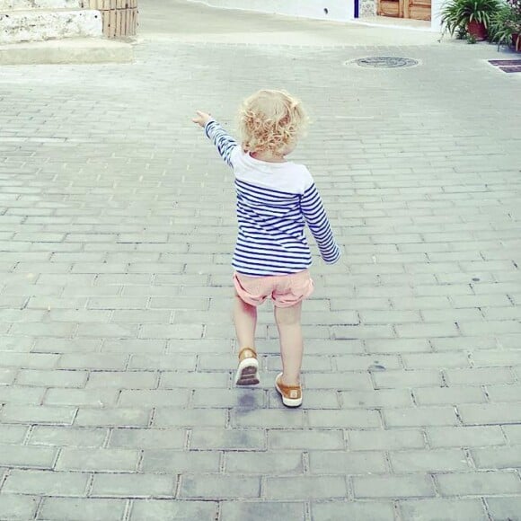 Elisha, la fille de Jérémie Renier, sur Instagram.