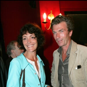 Caroline Tresca et Philippe Caroit - Générale de la pièce "Et après" au Théâtre de la Gaîté Montparnasse.