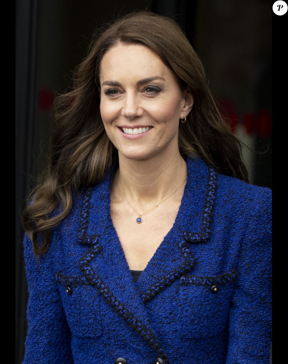 Catherine (Kate) Middleton, princesse de Galles, visite la Copper Box Arena du Queen Elizabeth Olympic Park, pour participer à un événement avec Coach Core, qui fête ses 10 ans, à Londres, Royaume Uni, le 13 octobre 2022.