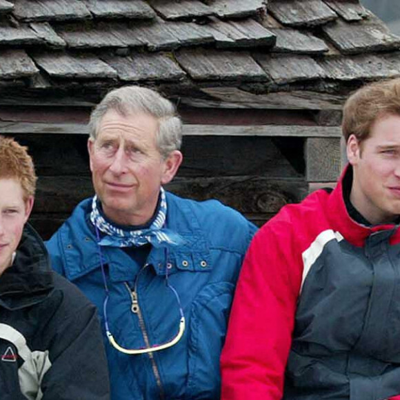 Le prince Harry, duc de Sussex, le prince William, duc de Cambridge, Le prince Charles, prince de Galles 