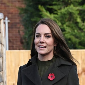 Catherine (Kate) Middleton, princesse de Galles, visite le centre pour enfants Colham Manor à Hillingdon, le 9 novembre 2022. 