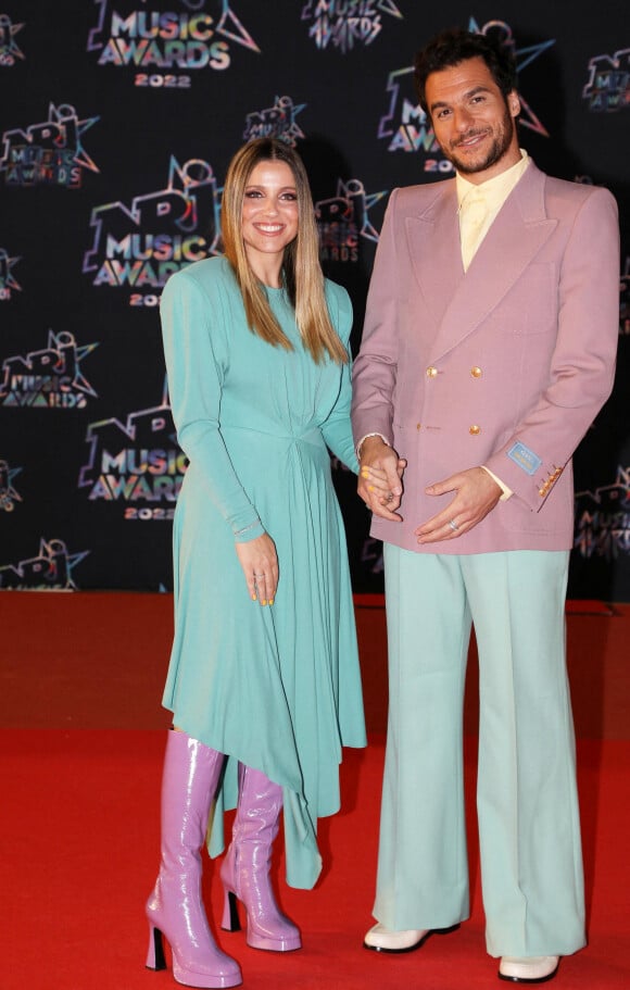 Amir et sa femme Lital Haddad au photocall de la 24ème édition des "NRJ Music Awards (NMA)" au Palais des Festivals à Cannes. © Dominique Jacovides / Bestimage 