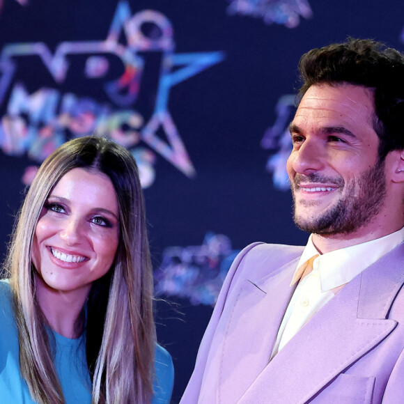 Amir et sa femme Lital au photocall de la 24ème édition des "NRJ Music Awards (NMA)" au Palais des Festivals à Cannes le 18 novembre 2022. © Dominique Jacovides / Bestimage 
