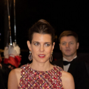 Charlotte Casiraghi, La princesse Caroline de Hanovre - Arrivées à la soirée de gala de la Fête Nationale Monégasque au Grimaldi Forum le 19 novembre 2022. © Olivier Huitel / Pool Monaco / Bestimage 