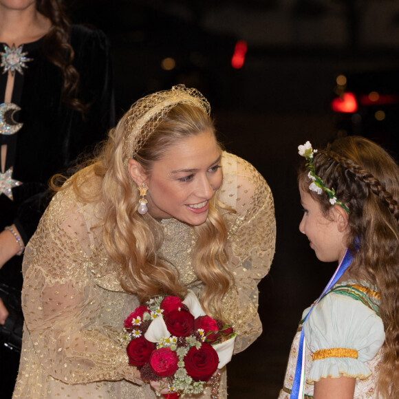 Beatrice Borromeo - Arrivées à la soirée de gala de la Fête Nationale Monégasque au Grimaldi Forum le 19 novembre 2022. © Olivier Huitel / Pool Monaco / Bestimage 