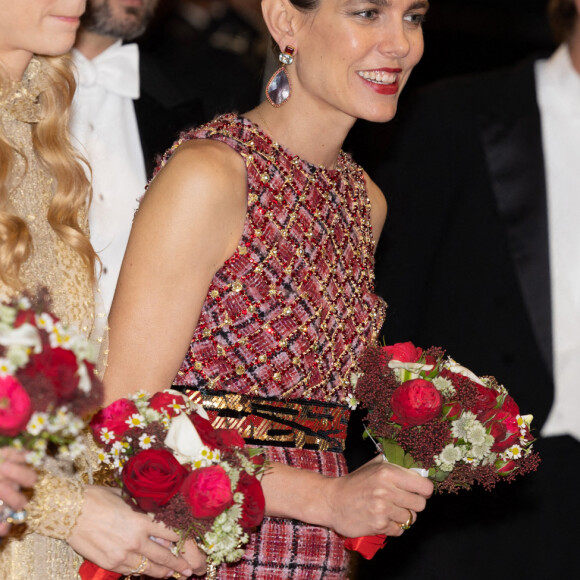 Beatrice Borromeo, Charlotte Casiraghi - Arrivées à la soirée de gala de la Fête Nationale Monégasque au Grimaldi Forum le 19 novembre 2022. © Olivier Huitel / Pool Monaco / Bestimage 