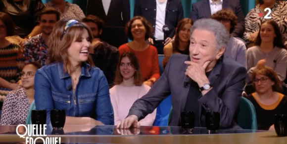 Michel Drucker invité de l'émission de Léa Salamé "Quelle époque !" sur France 2