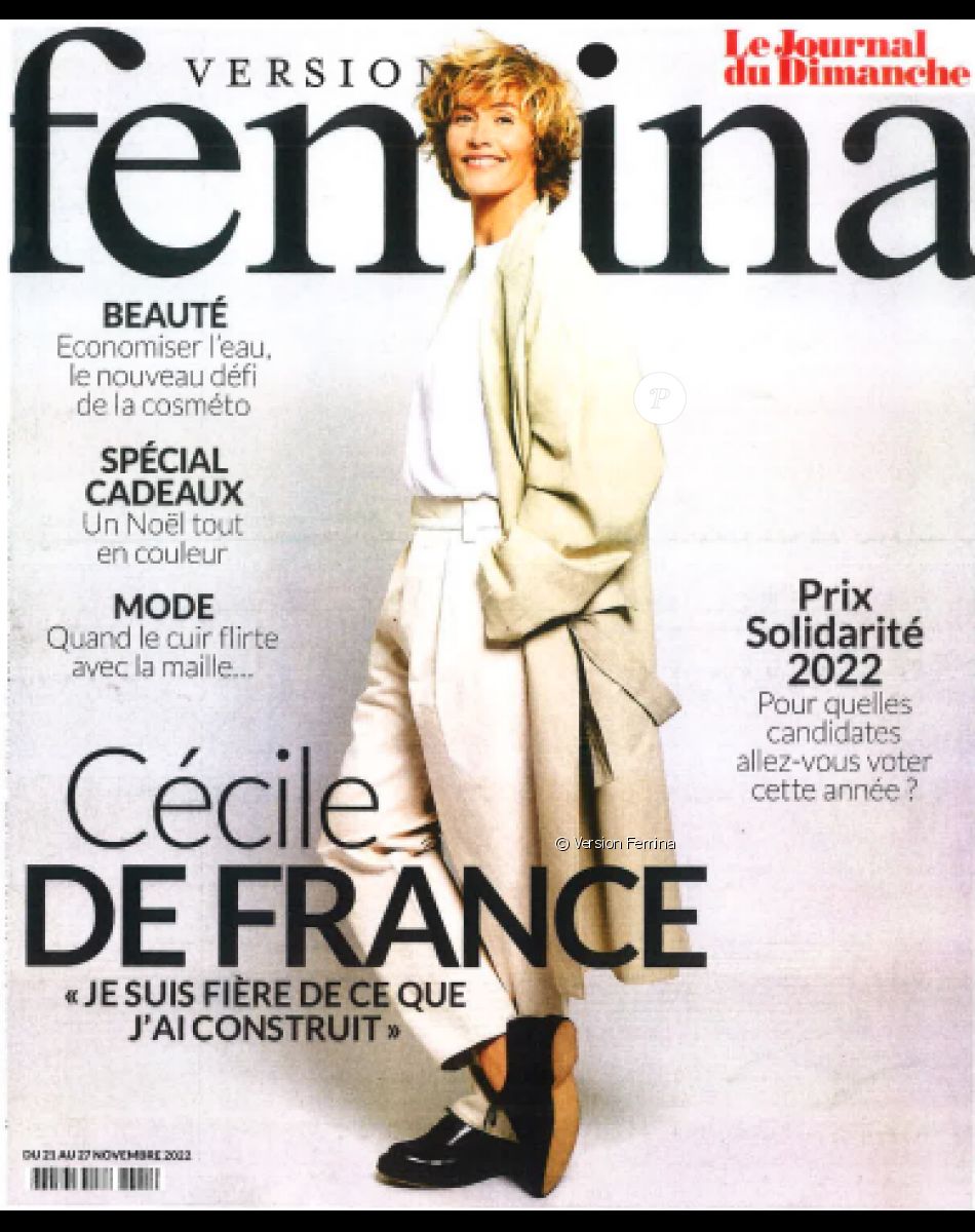Couverture du magazine "Version Femina"