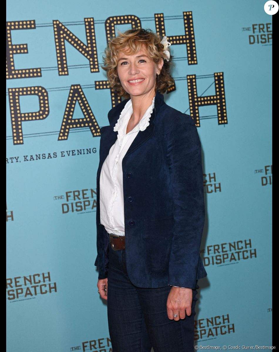 Cécile De France - Avant-première du film "The French Dispatch" au cinéma UGC Normandie à Paris le 24 octobre 2021. © Coadic Guirec/Bestimage