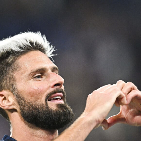 Olivier Giroud (Fra) - Match de la 5ème et avant-dernière journée de Ligue des nations entre la France et l'Autriche (2-0) au Stade de France à Saint-Denis le 22 septembre 2022.