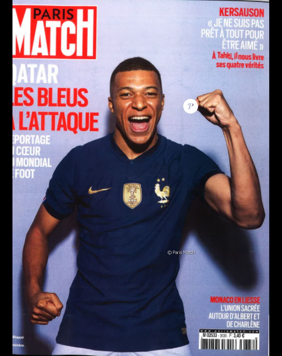 Couverture de "Paris Match" du jeudi 24 novembre 2022