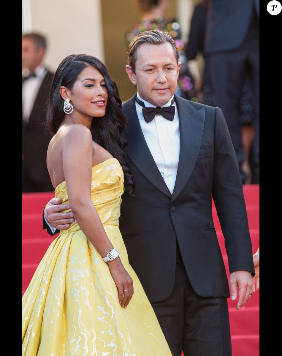 Ayem Nour et son compagnon Vincent Miclet - Montée des marches du film "Inside Out" (Vice-Versa) lors du 68 ème Festival International du Film de Cannes, à Cannes le 18 mai 2015.