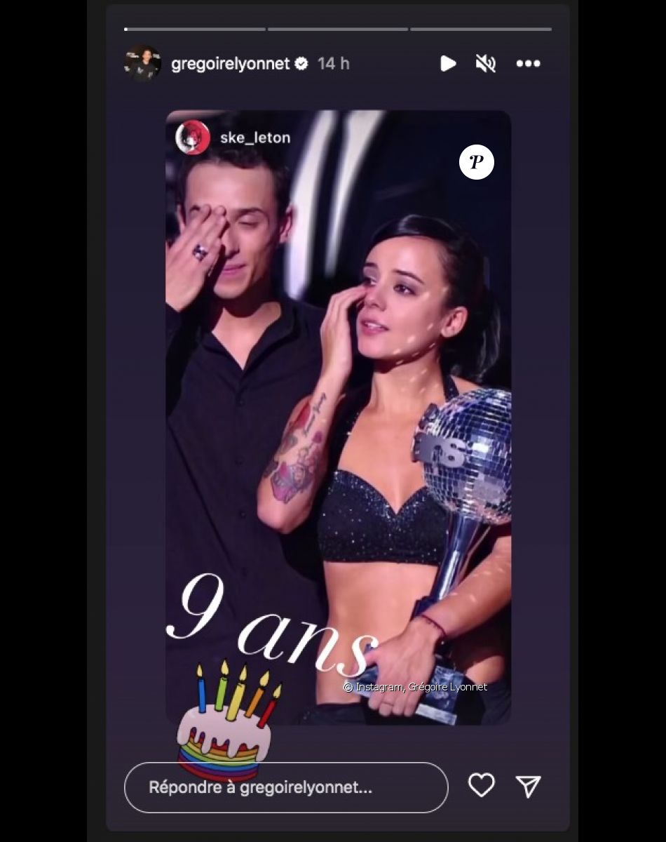 Alizée et Grégoire Lyonnet ont remporté l'émission "Danse avec les stars" il y a 9 ans.