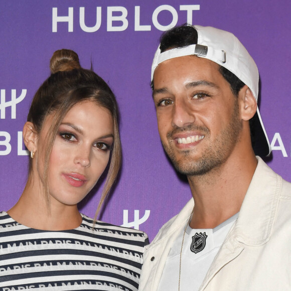 Iris Mittenaere et son compagnon Diego El Glaoui - Soirée de lancement de la montre Hublot x DJ Snake à l'AccorHotels Arena à Paris. © Coadic Guirec/Bestimage 