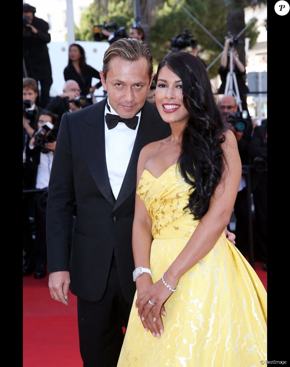 Ayem Nour et son compagnon Vincent Miclet - Montée des marches du film "Inside Out" (Vice-Versa) lors du 68 ème Festival International du Film de Cannes, à Cannes le 18 mai 2015