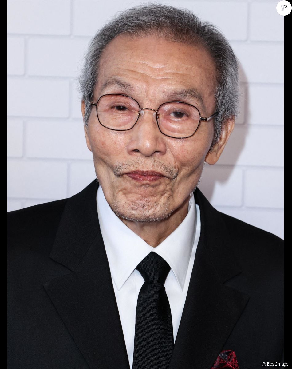 O Yeong-su, Oh Young-soo au photocall de la soirée "FYSEE Squid Game Special Event" à Los Angeles, le 12 juin 2022.