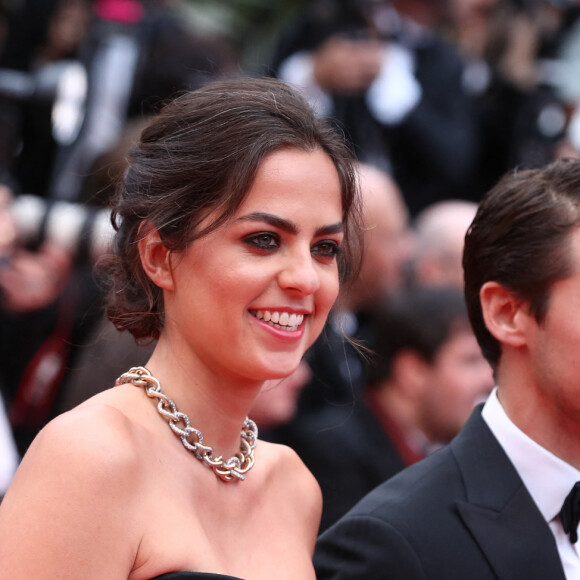 Anouchka Delon (Robe Elie Saab) et son compagnon Julien Dereims - Montée des marches du film "The Dead Don't Die" lors de la cérémonie d'ouverture du 72ème Festival International du Film de Cannes. Le 14 mai 2019 © Jacovides-Moreau / Bestimage 