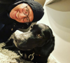 Julien Courbet avec son chien Simone - Instagram