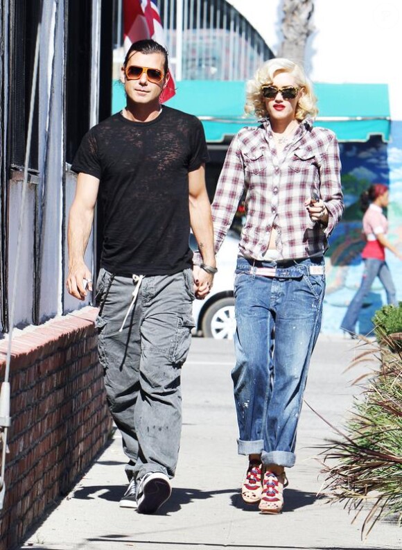Gwen Stefani et Gavin Rossdale en amoureux le 14 février à Los Angeles